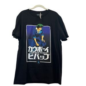 Zumiez Cowboy Bepop Anime Black T-shirt Sz.L NWT